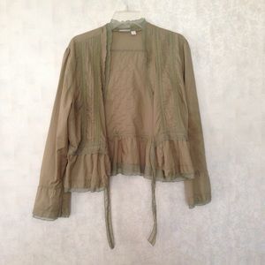 Yellowish green outerwear